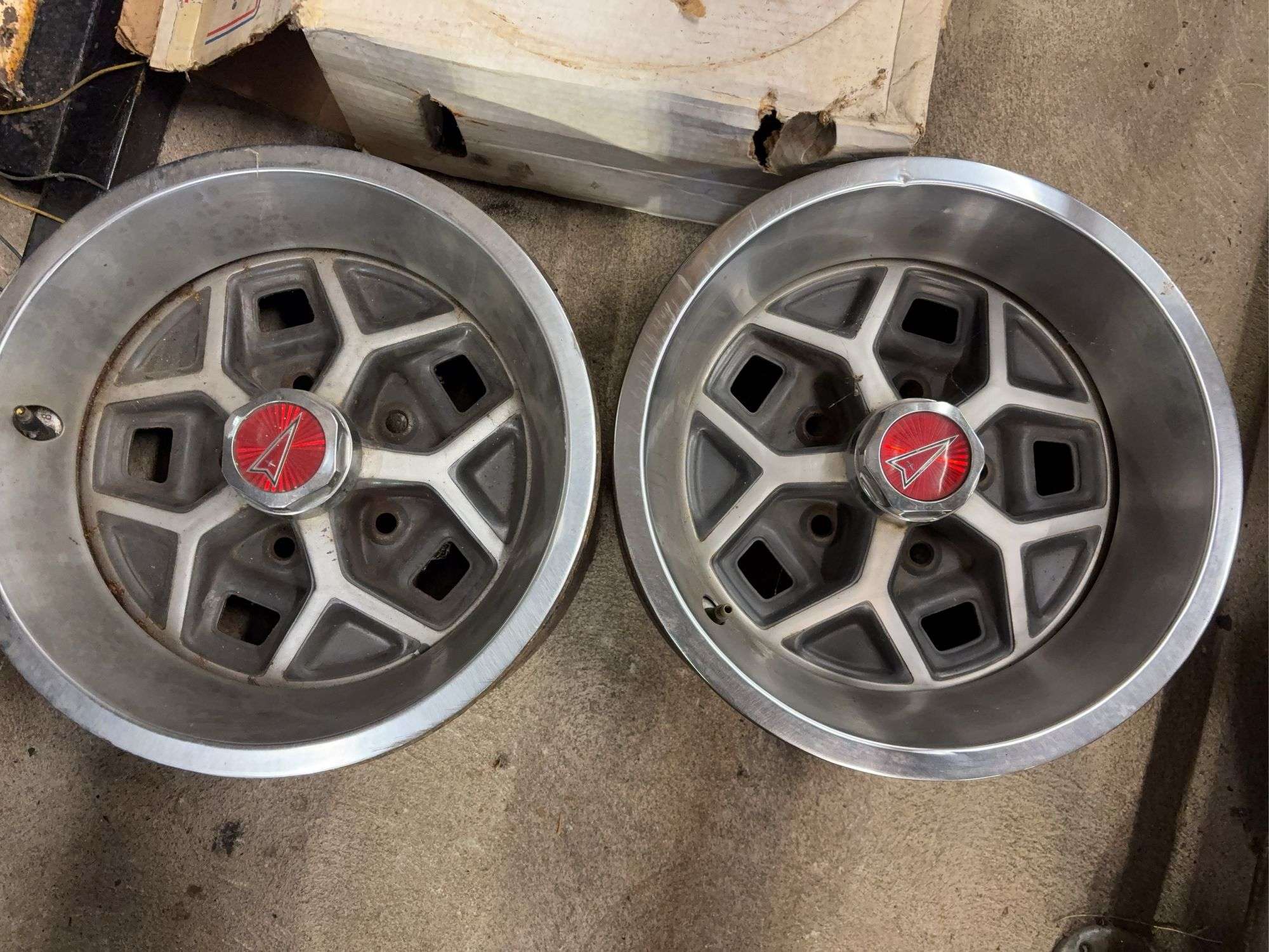 (2) 14” Pontiac wheel rims