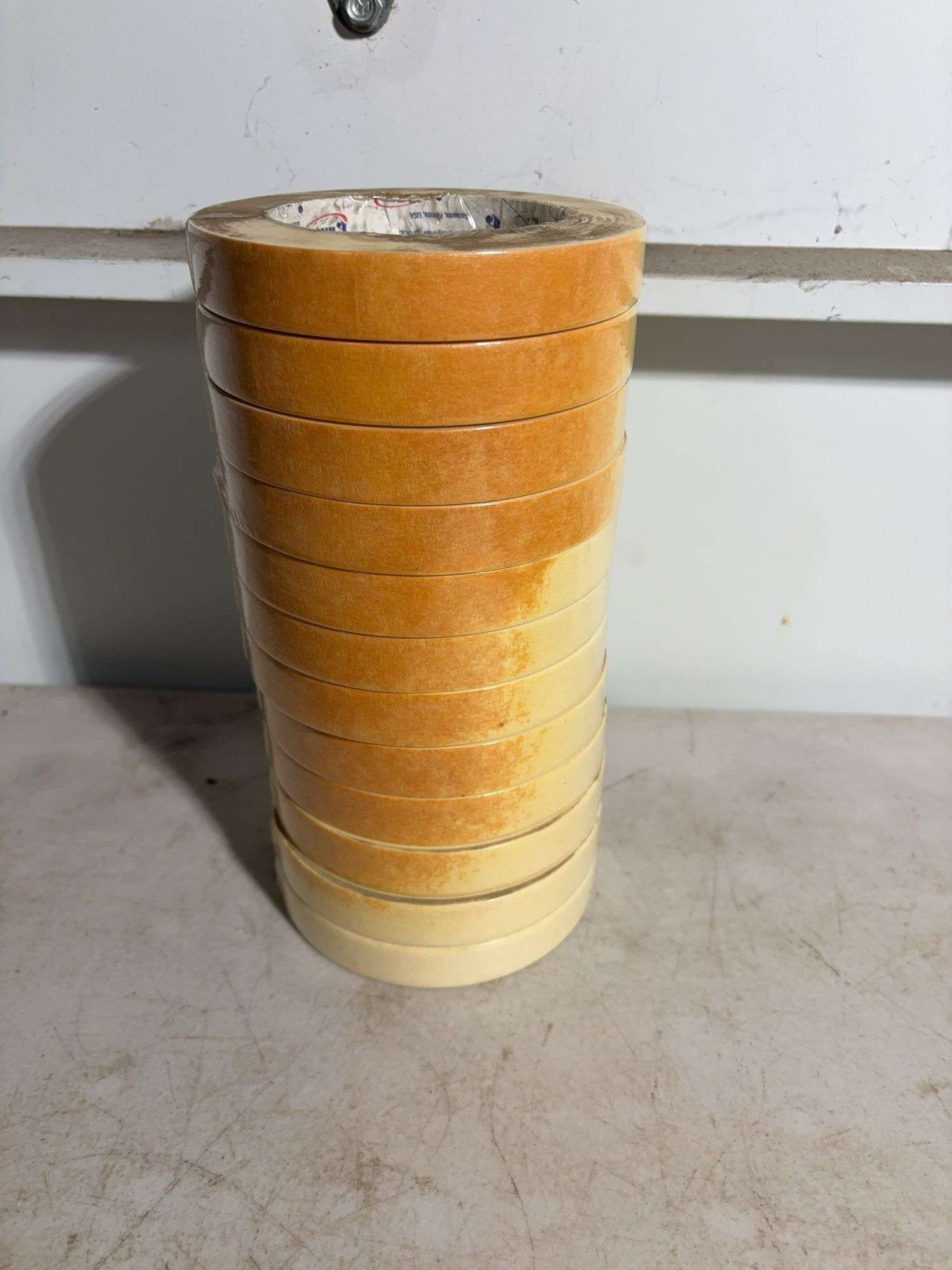 (19) various sizes of masking tape, (5) rolls of electrical tape and Clay kit