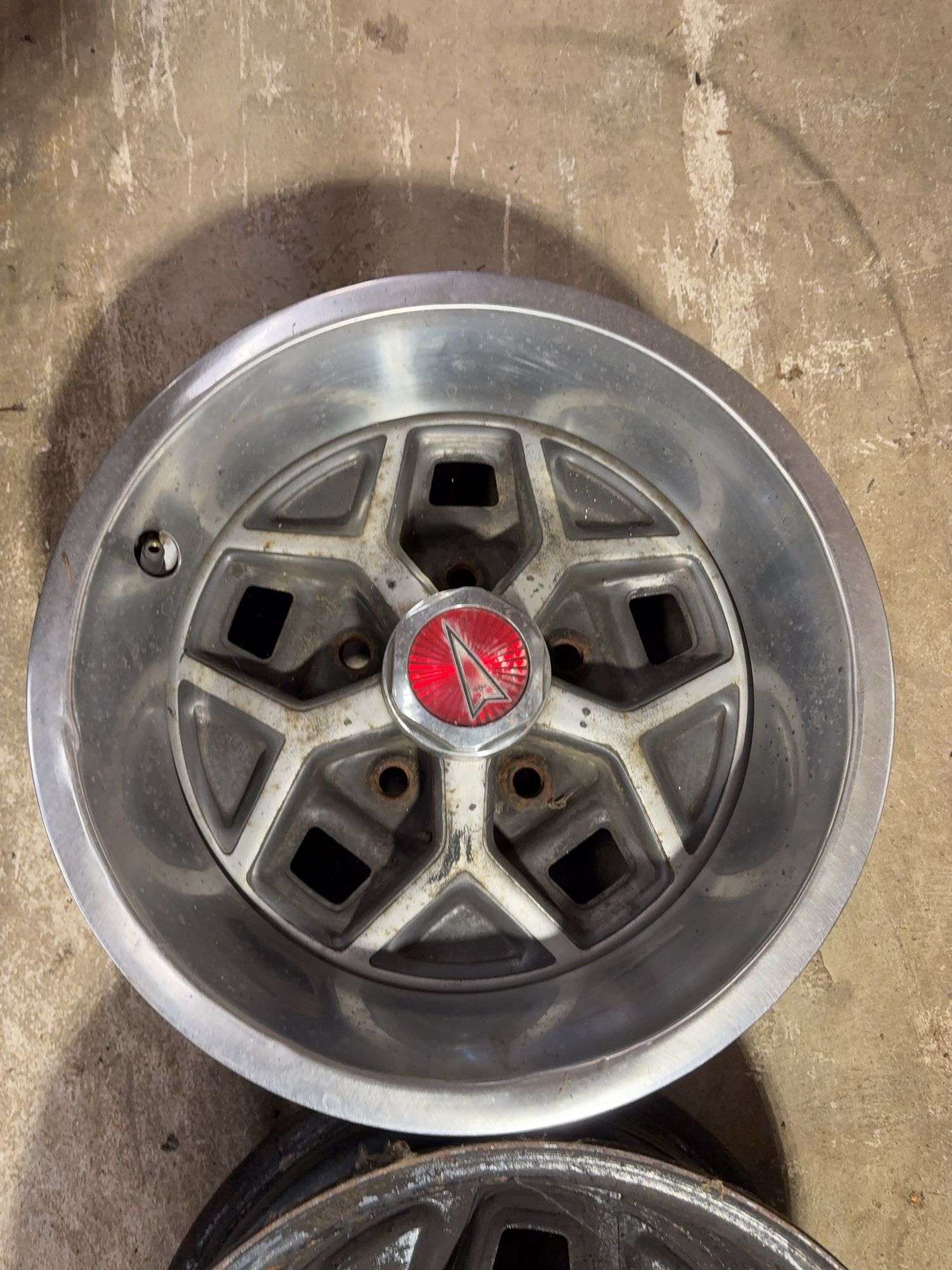 (2) 14" Pontiac wheel rims - see photos