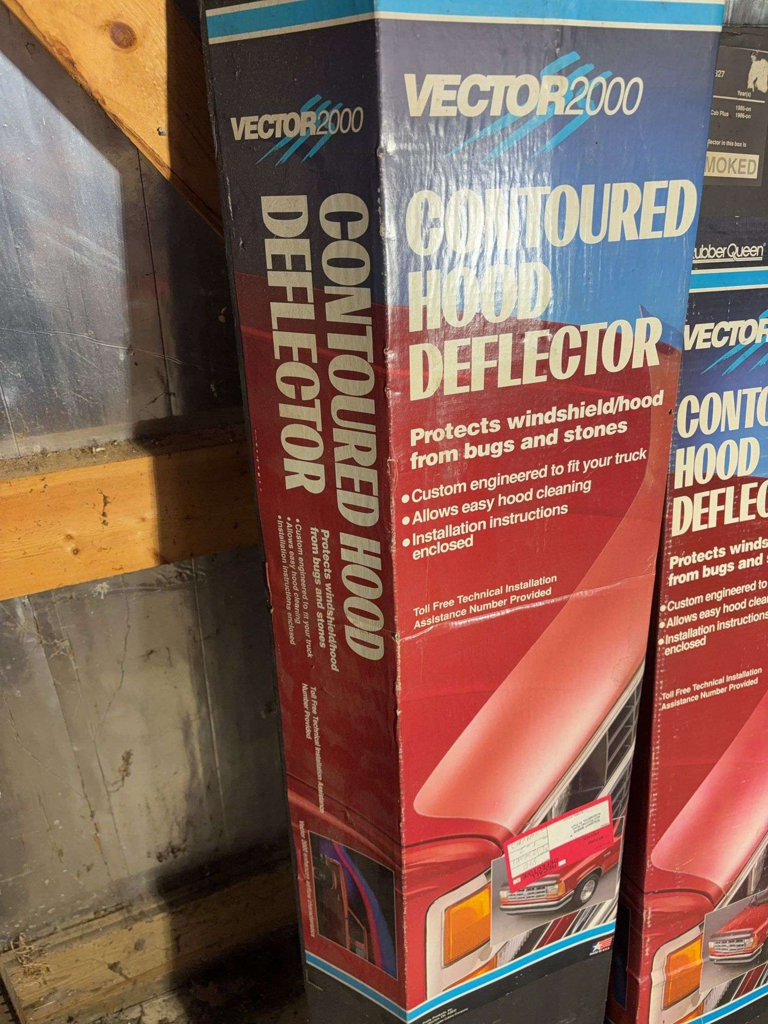 (3) Vector 2000 contoured hood deflector - see photos