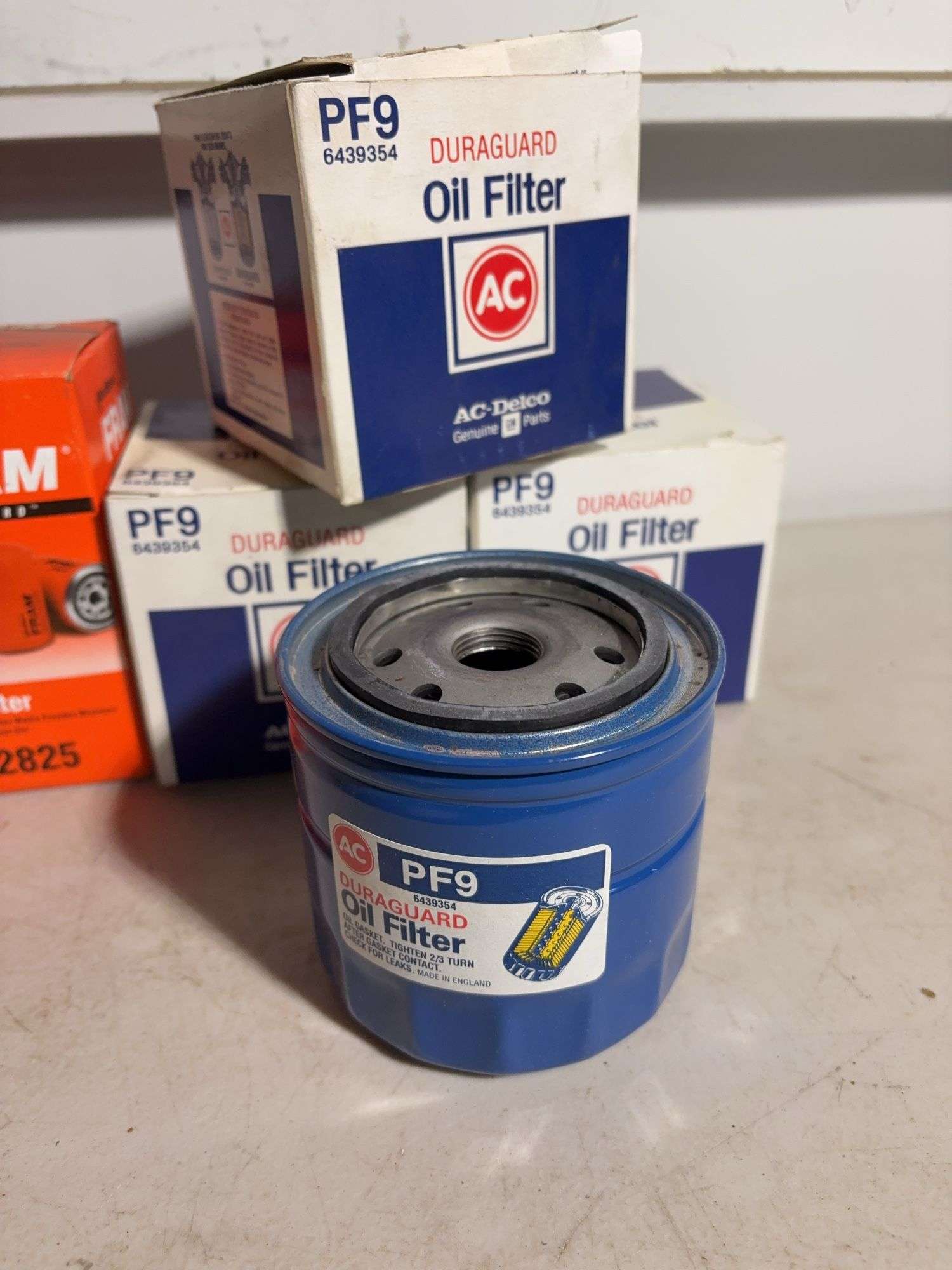 (7) Oil filters -(3) AC and (4) Fram