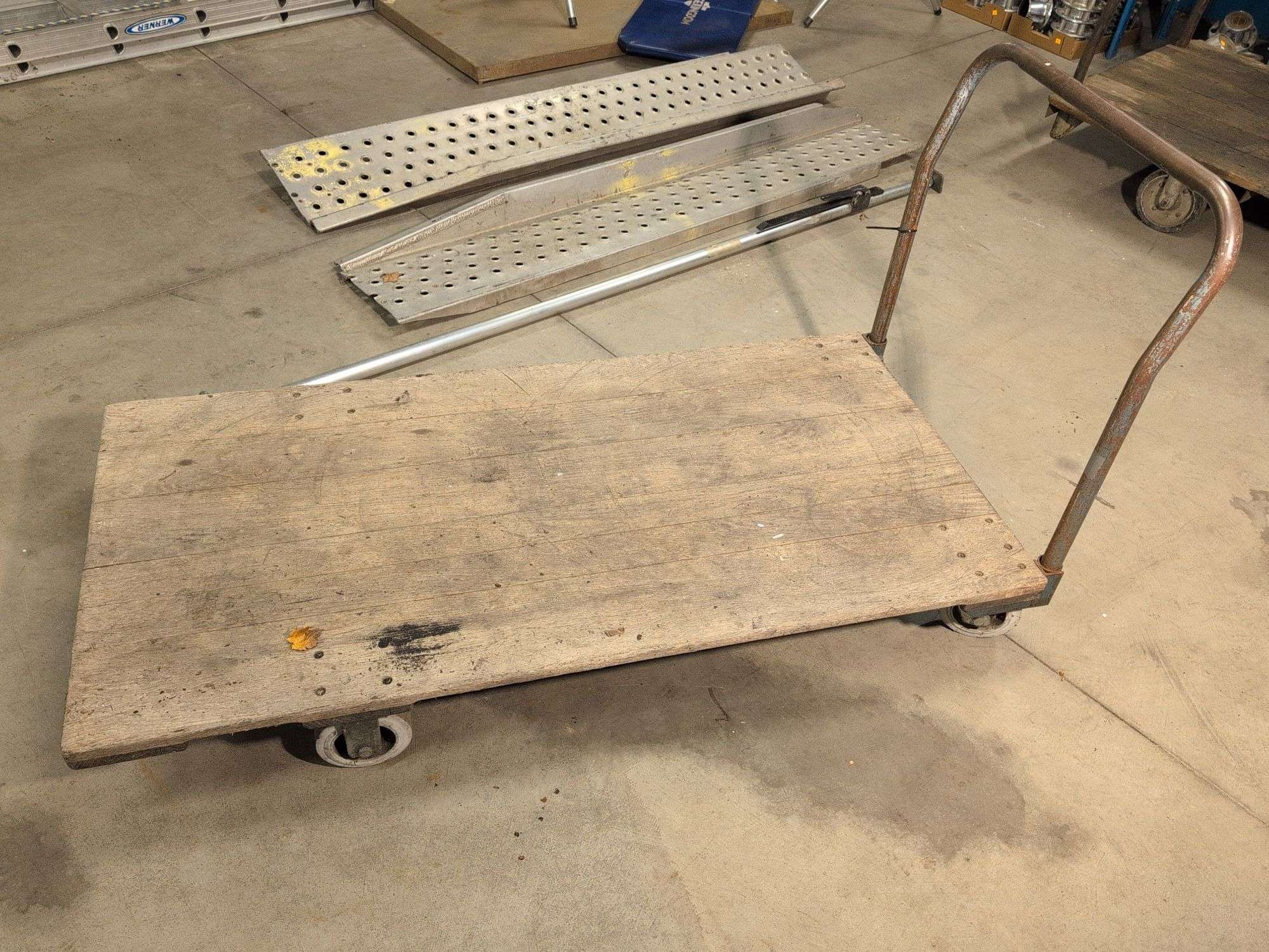 Wooden storage/moving cart - 5' x 30"