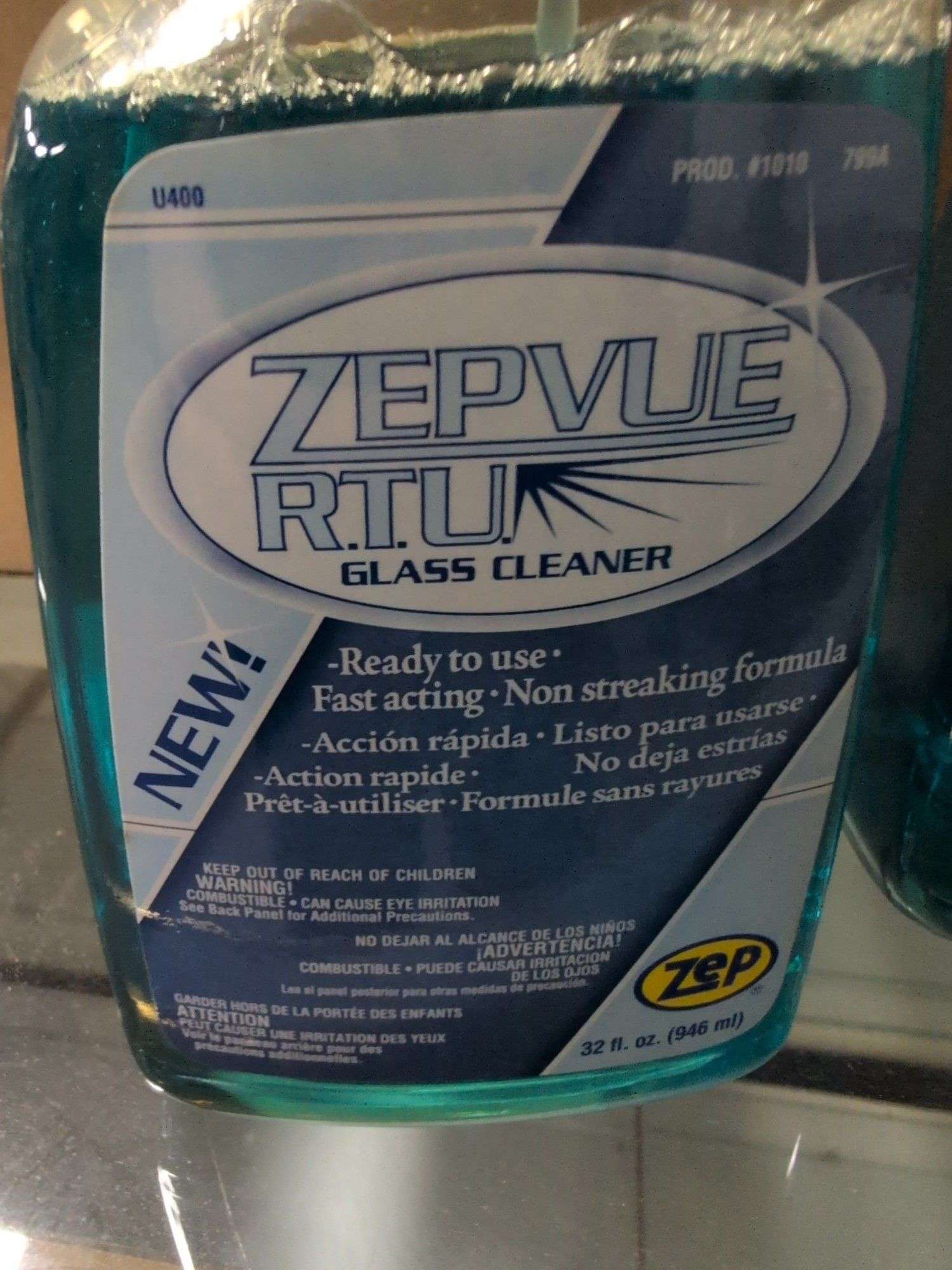 (4) bottles of glass cleaners