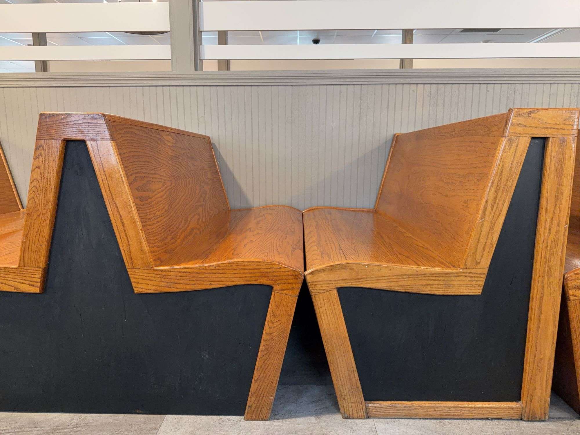 Wooden Dining Booths