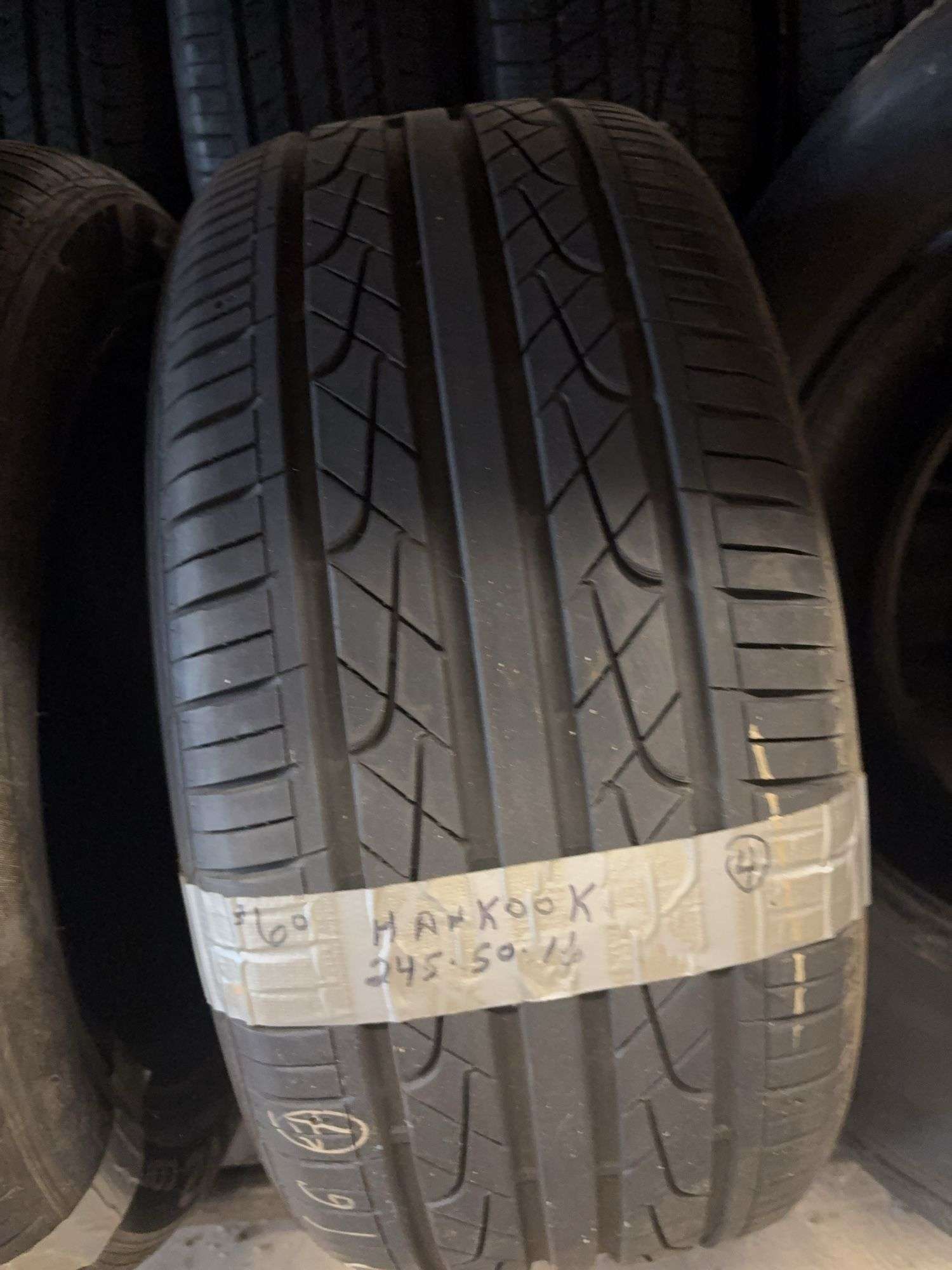 (4) tires like new - 245/50/16
