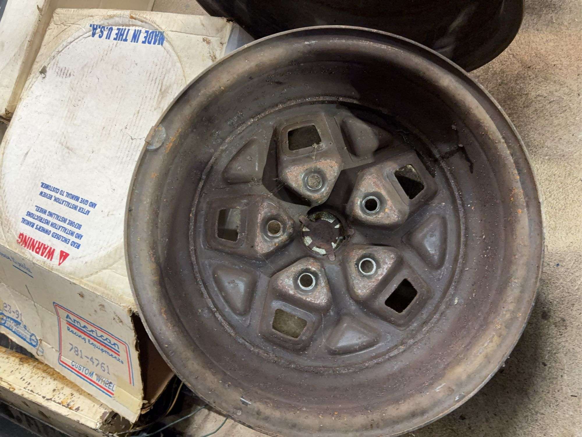 (2) 14” Pontiac wheel rims