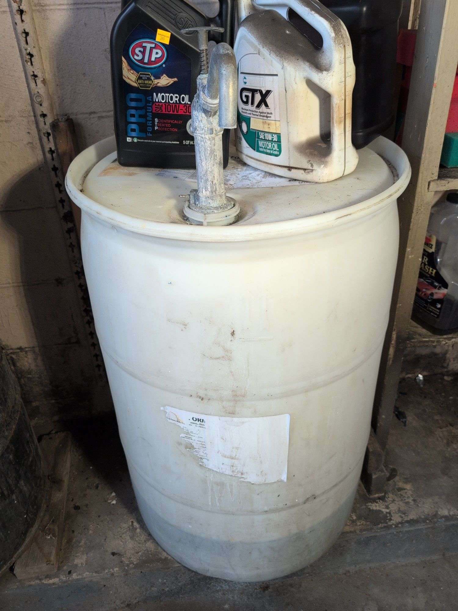 55 gallon drum with Formula 50 zip