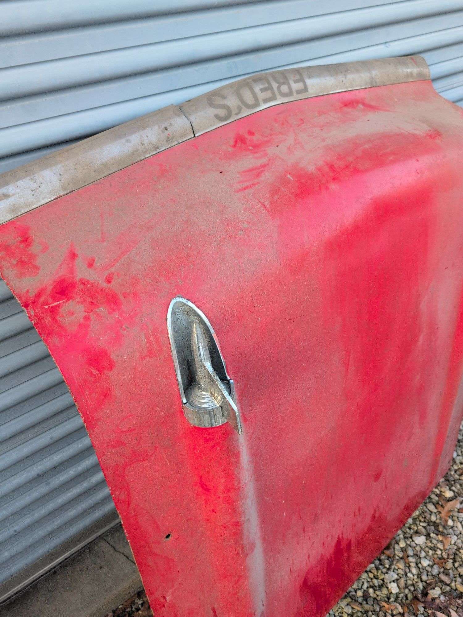 Fred’s vehicle hood - 45" x 52"