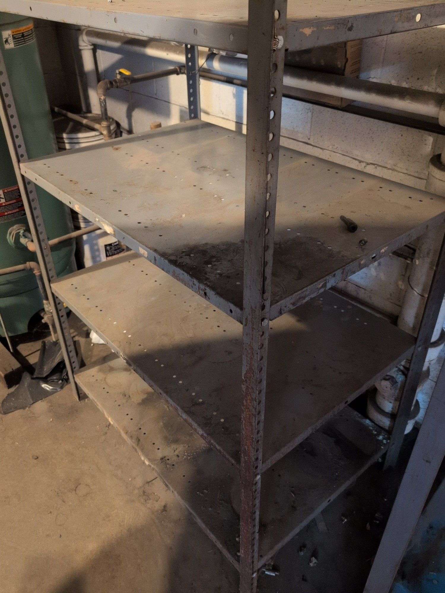 Metal shelving rack - 37" x 24" x 87"