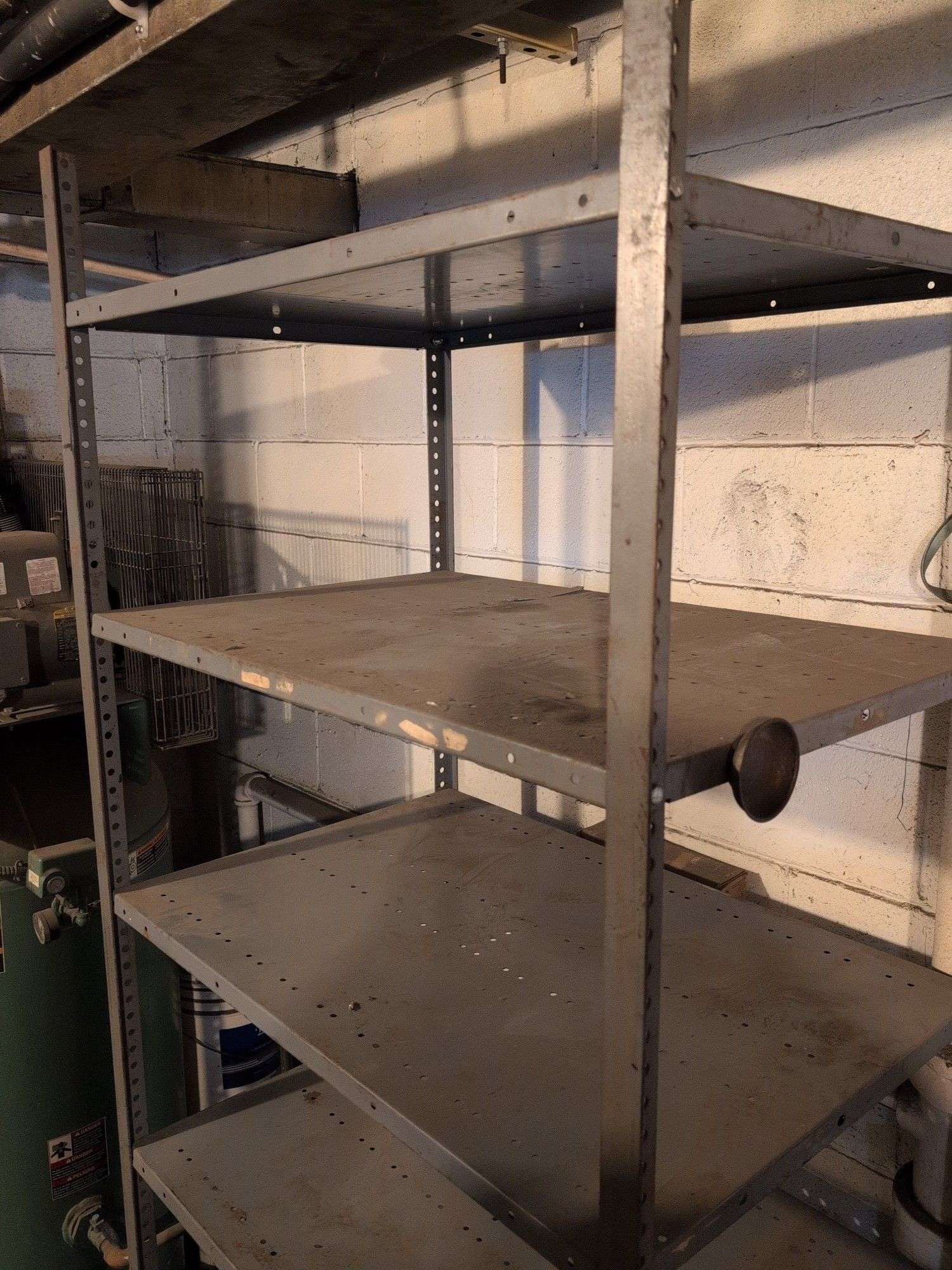 Metal shelving rack - 37" x 24" x 87"