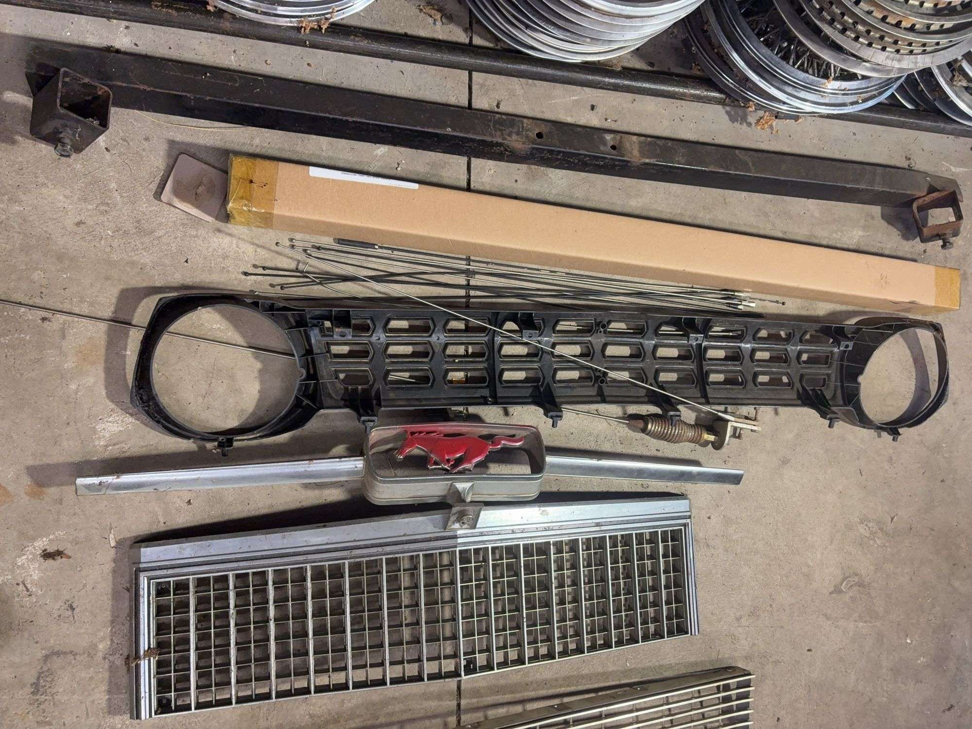 Miscellaneous grill covers, other vehicle parts and emblems