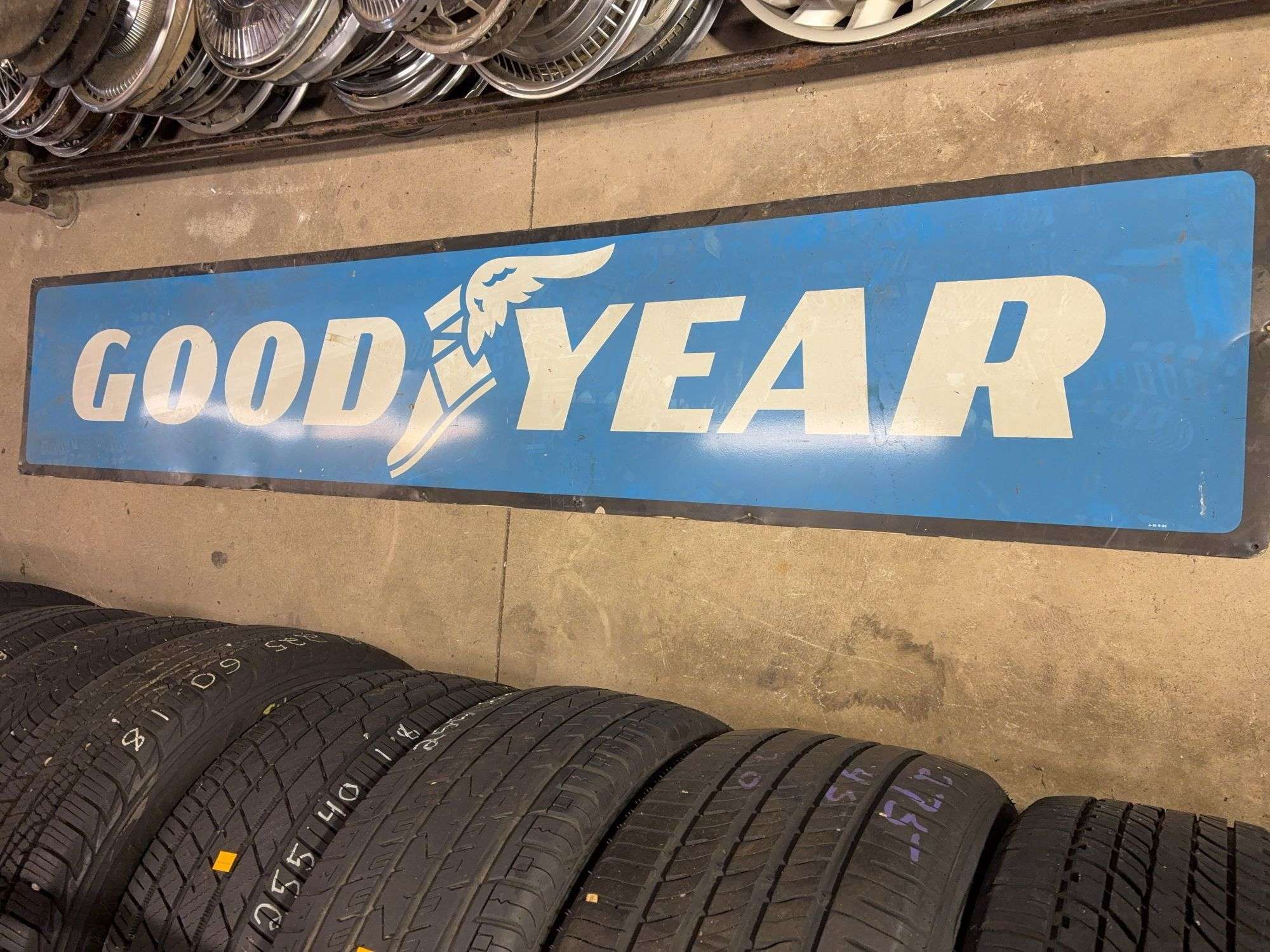 Good Year metal sign - 8' x 18"