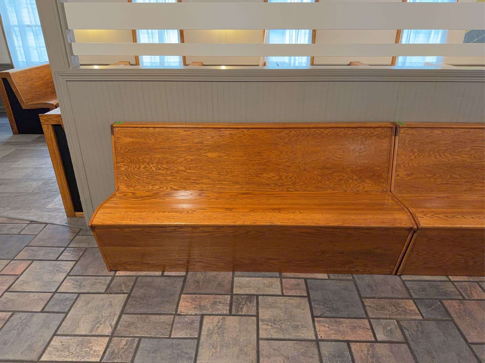 Wooden Dining Booths