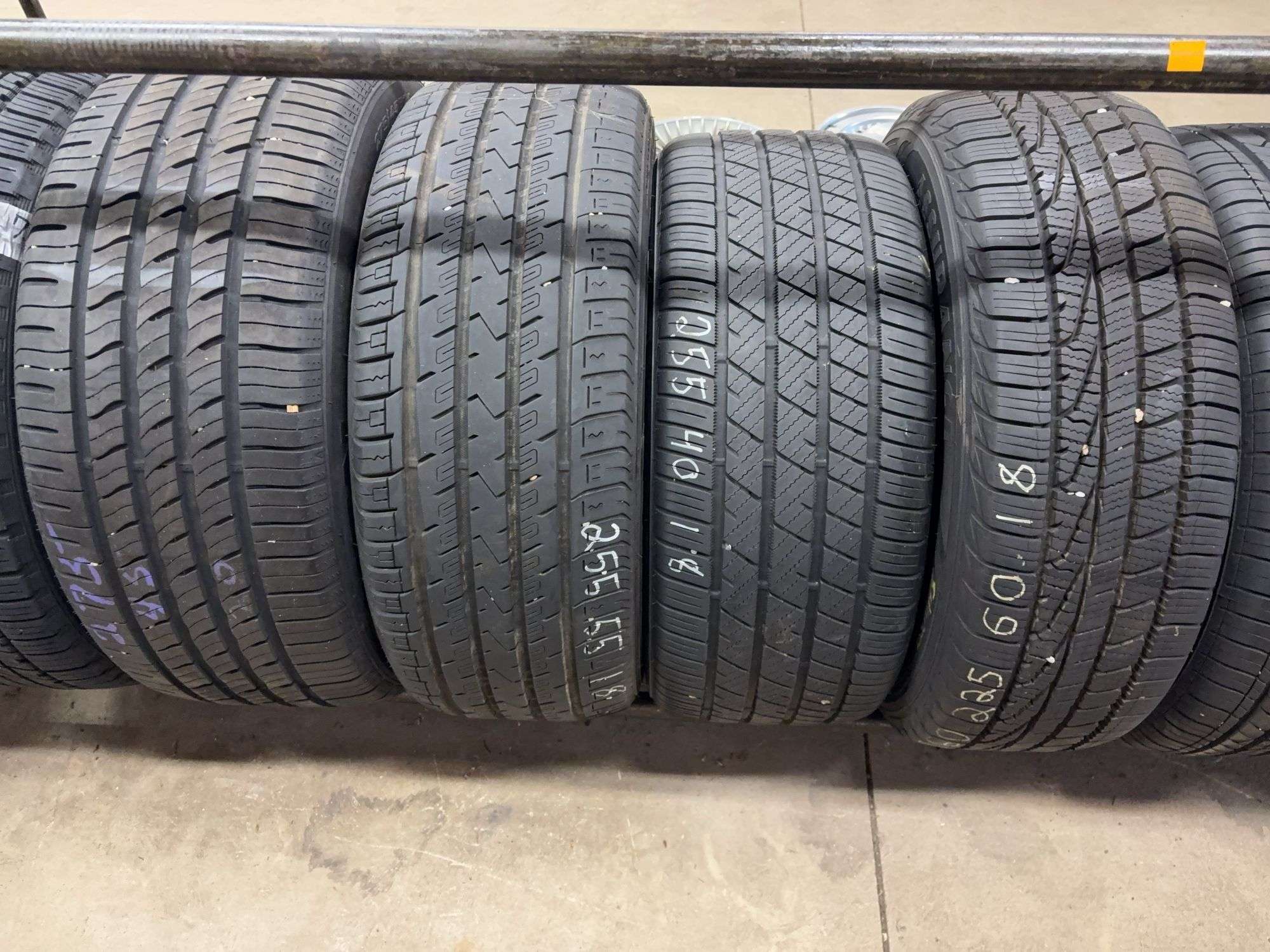 (4) miscellaneous tires like new - see photos