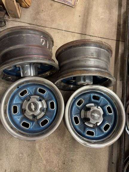 (4) 13” Chevy wheel rims