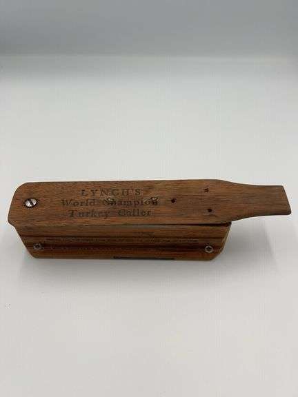 1958 Lynch’s World Champion Turkey Caller, Model 102