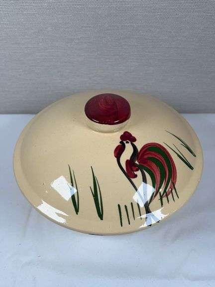 Watt Pottery Rooster ice bucket