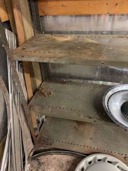 Metal shelving - 36" x 14.5" x 75"