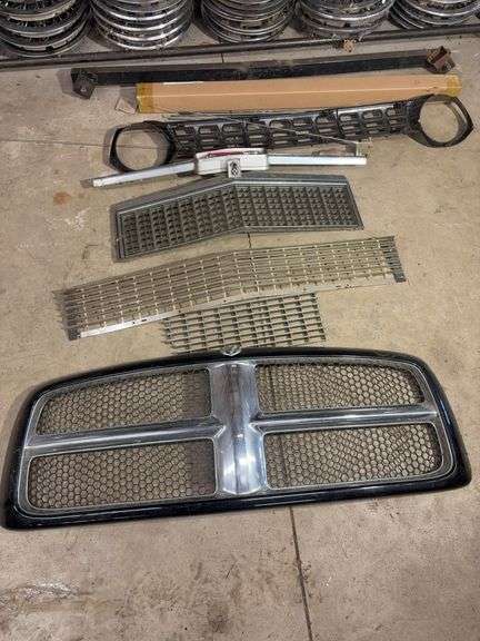 Miscellaneous grill covers, other vehicle parts and emblems