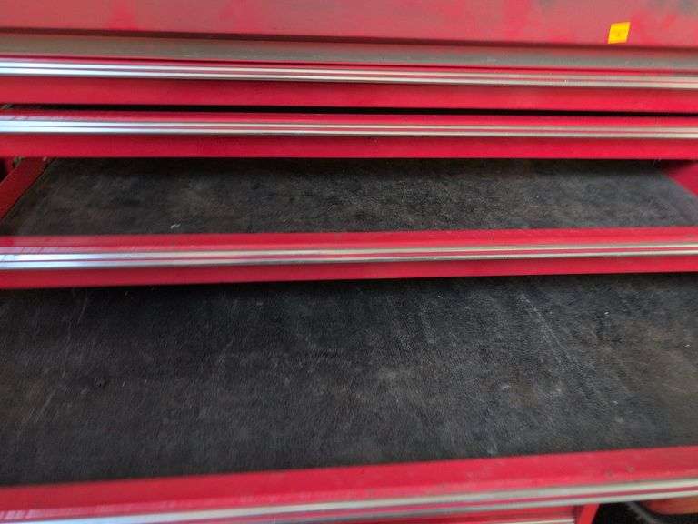 Craftsman 2-piece industrial series tool chest on wheels - contents not included - 3’ x 21” x 67” ta