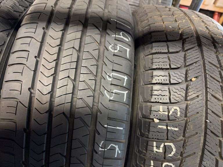 (4) miscellaneous 15" tires like new - see photos
