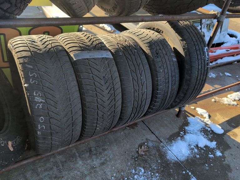 (5) miscellaneous tires in good condition - see photos
