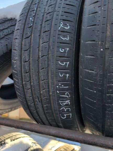 (2) tires in good condition - 235/55/19