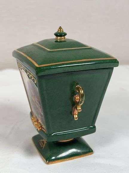ITALIAN ANGEL MUSIC BOX AND THOMAS KINCAID BOX
