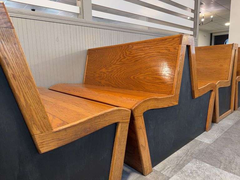 Wooden Dining Booths