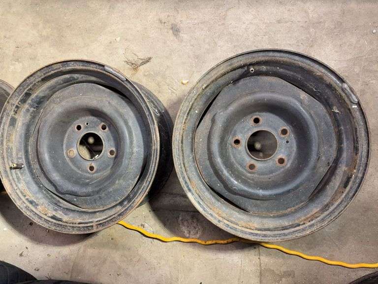 (2) 15” wheels rims -see photos