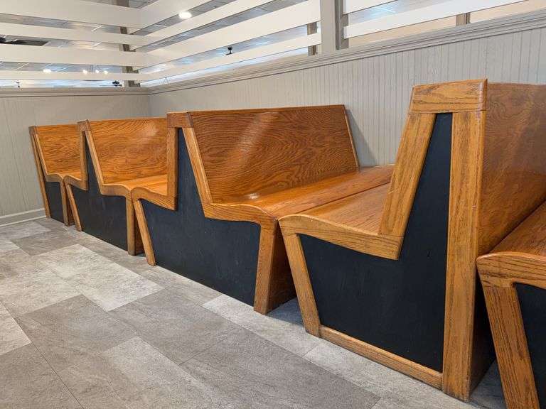 Wooden Dining Booths
