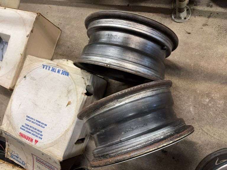 (2) 14” Pontiac wheel rims