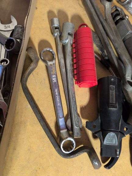 Large assortment of wrenches