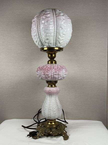 Fenton Rose Lamp. Beautiful Piece!!