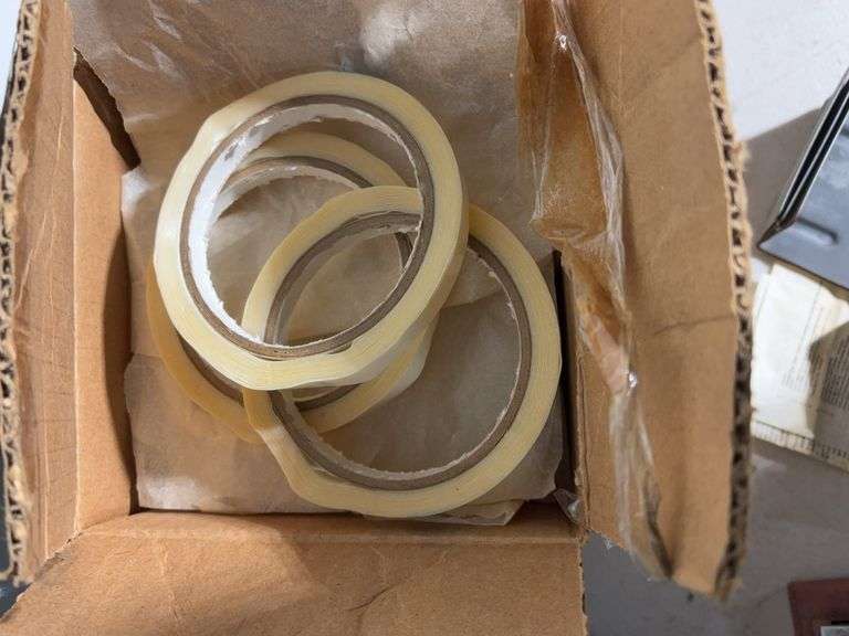 Box of tape, Cap hub, baseball, sign letters and more -see photos