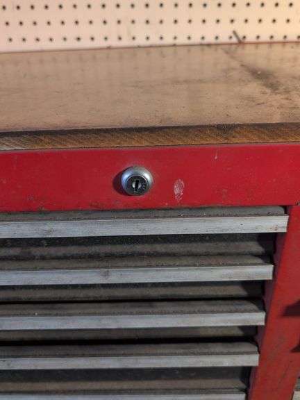 Craftsman tool chest on wheels - no keys - 44” x 18” x 41”