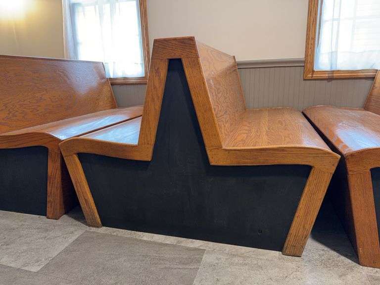 Wooden Dining Booths