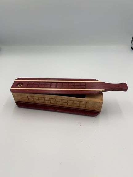 2004 Checkered Lid Style, Purple Heart/Butternut Made by Patrick ? "Signed"