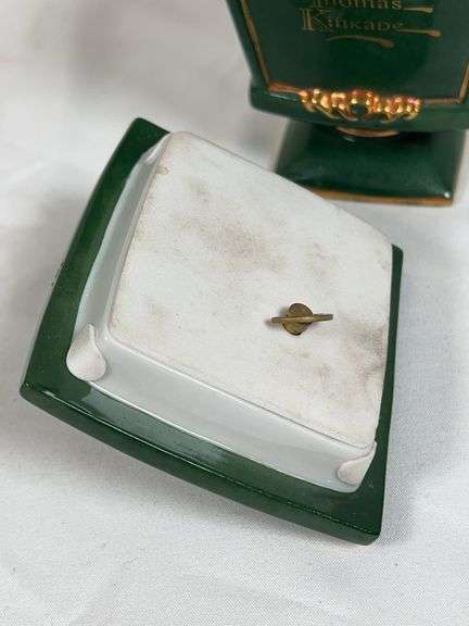 ITALIAN ANGEL MUSIC BOX AND THOMAS KINCAID BOX