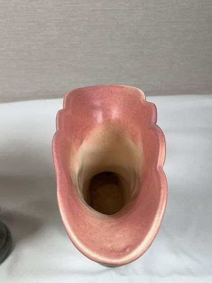 Hull Art Pottery Wildflower cornucopia vases