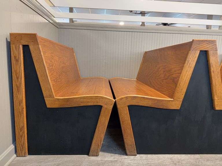 Wooden Dining Booths