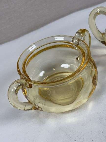 HEISEY GLASS CREAM SUGAR