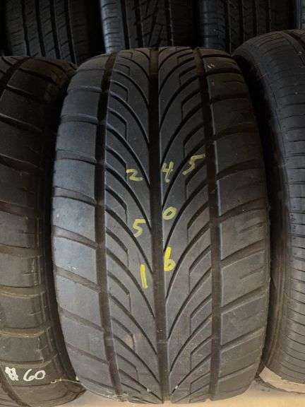 (4) tires like new - 245/50/16
