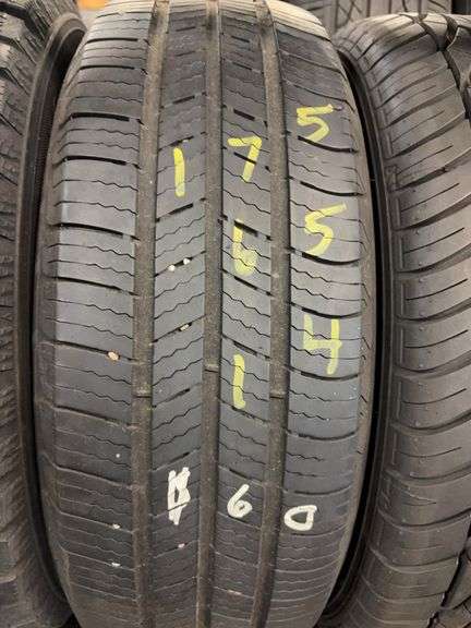 (3) miscellaneous 14" tires like new - see photos