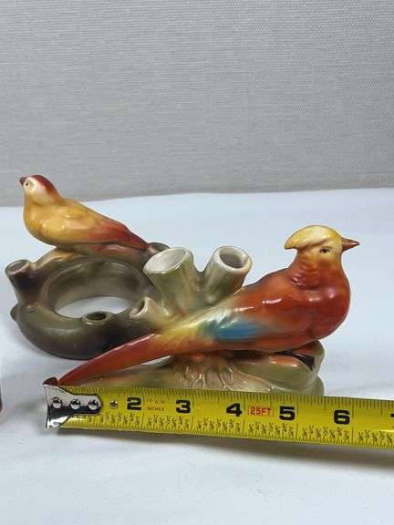 CZECH ART POTTERY BIRDS