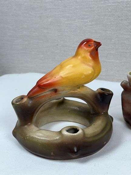 CZECH ART POTTERY BIRDS