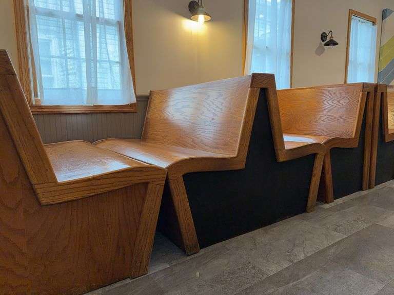 Wooden Dining Booths