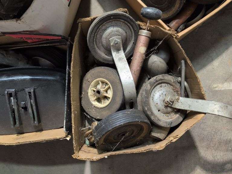 Large assortment of pedal tractor wheels and other wheels