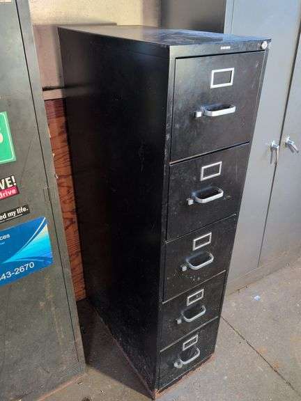 Hon metal filing cabinet - 15” x 29” x 5’