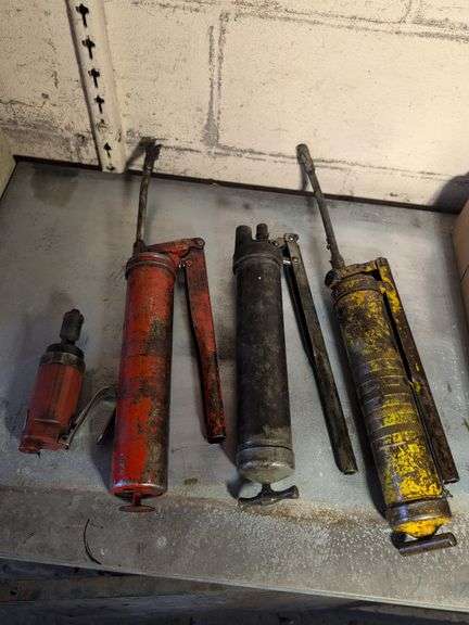 (3) grease guns - as is